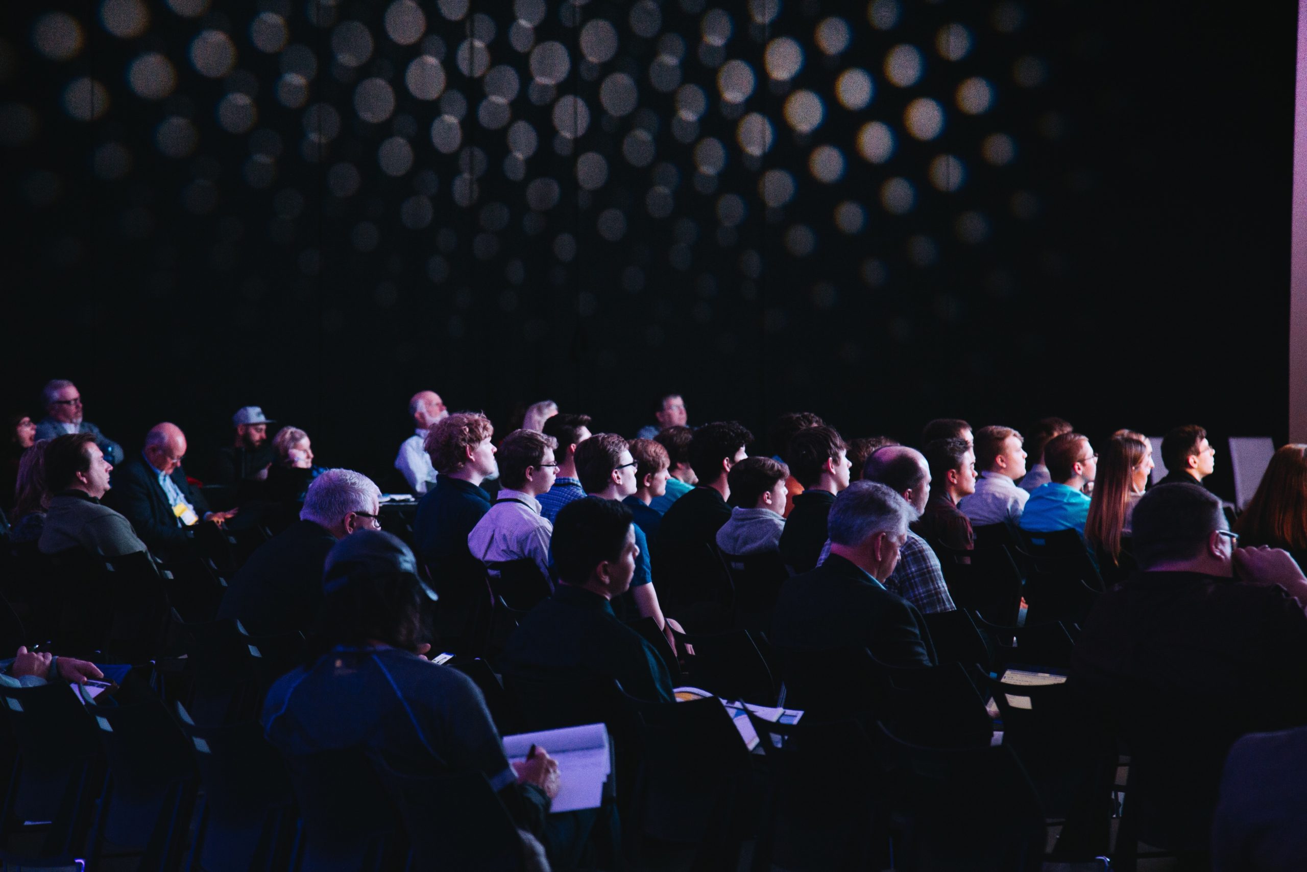 Audience at live event