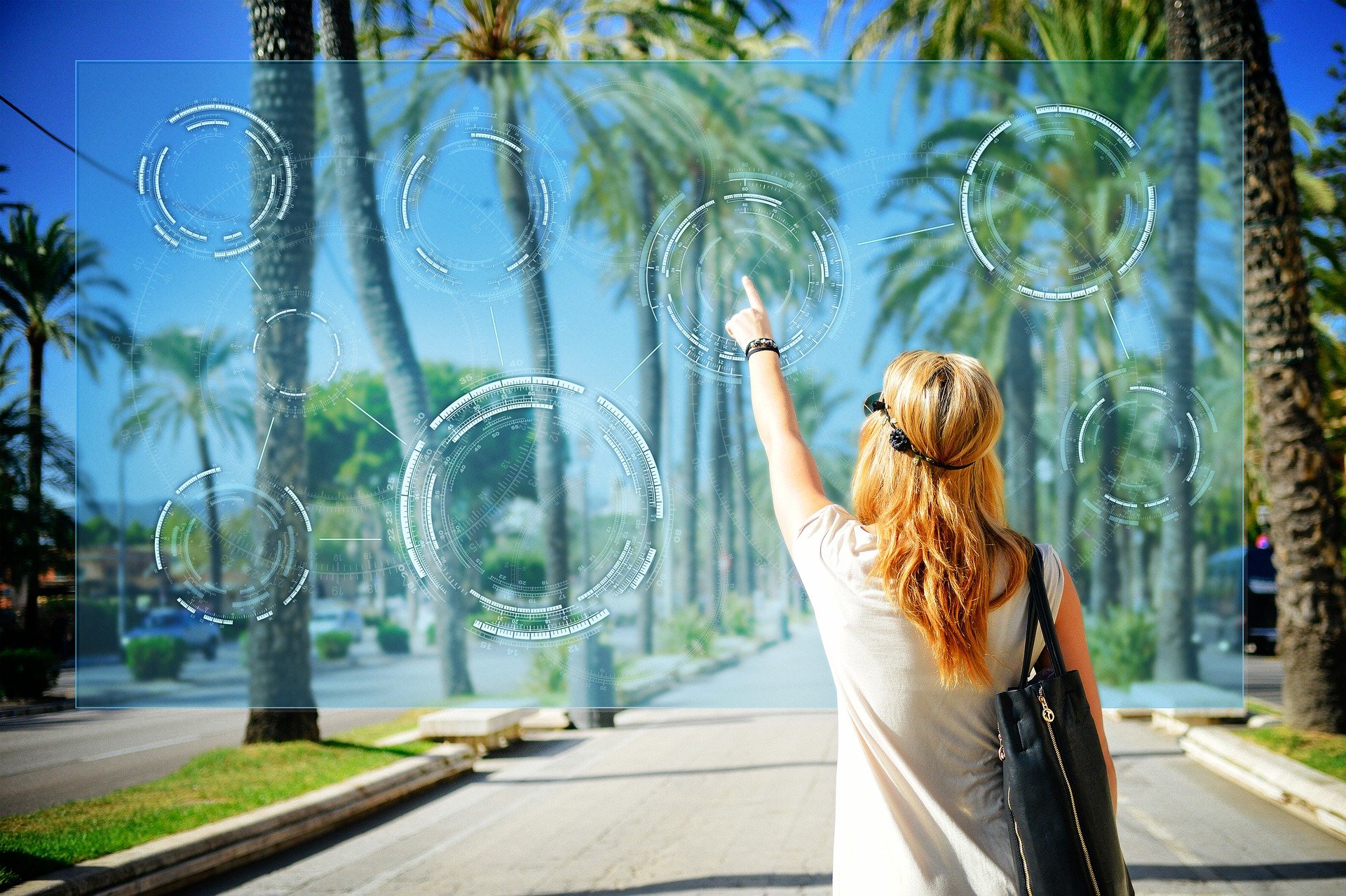 Woman In Metaverse